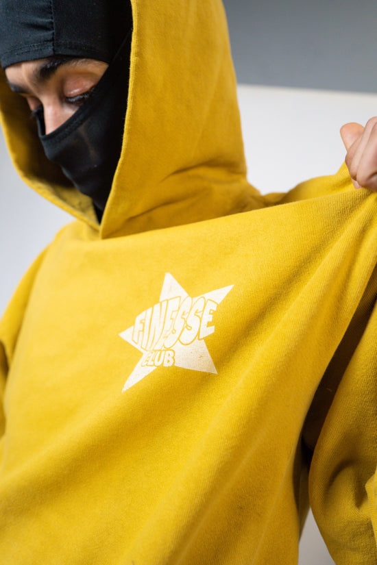 Finesse Club “Star” Logo Hoodie (Yellow)