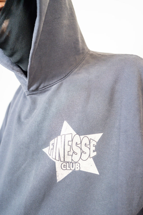 Finesse Club “Star” Logo Hoodie (Light Grey)