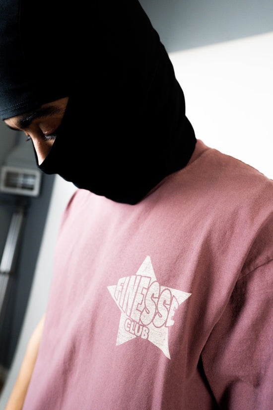 Finesse Club “Star” Logo T- Shirt (Pink)